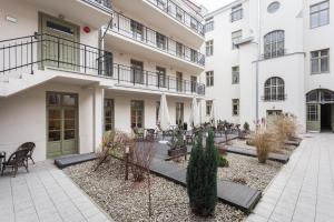 Budynek, w którym mieści się apartament