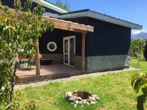 Aed väljaspool majutusasutust Cabañas Chaya Mapu