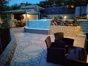 Patio nebo venkovní prostory v ubytování Apartment Roko