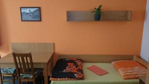 Postel nebo postele na pokoji v ubytování Penzion a restaurace U Pošů