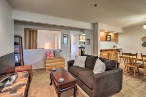 a living room with a couch and a table at Heavenly Resort Gem in Stateline - 1 Mi to Skiing! in Stateline