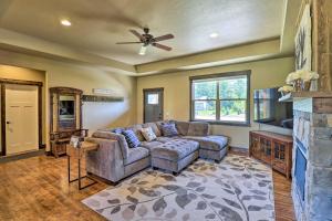 A seating area at Newly Built Kalispell Home - 28 Mi to Glacier NP!