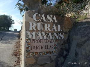 Certifikát, hodnocení, plakát nebo jiný dokument vystavený v ubytování Casa Mayans
