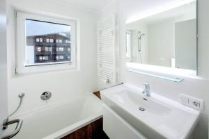Koupelna v ubytování Appartements Austria + 11 fotografií