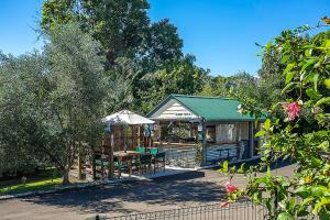 Zahrada ubytování Tiaro Tourist Stopover