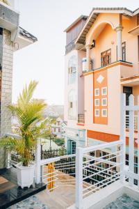 a view from the balcony of a building at Dalat Mist House - Đà Lạt in Da Lat +44 photos