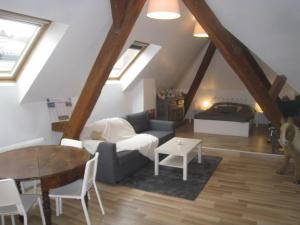 Posezení v ubytování Chambres Privatives Chez l'Habitant