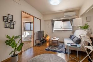 Posezení v ubytování Uhome Akihabara Apartment 3