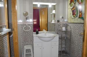 Koupelna v ubytování Hostal Carrizo
