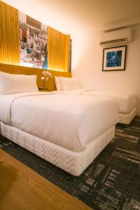 Postel nebo postele na pokoji v ubytování Indie Hotel Kuala Lumpur