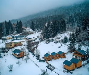 Mountain Cabins v zimě