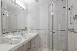 Koupelna v ubytování Grand Hotel Egersund