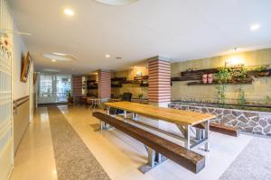 Kuchyň nebo kuchyňský kout v ubytování Yunlin Gukeng Da-Hu Villa B&B
