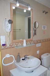 Koupelna v ubytování Hostal Carrizo
