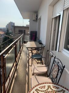 Balkón nebo terasa v ubytování ANNA APARTMENT