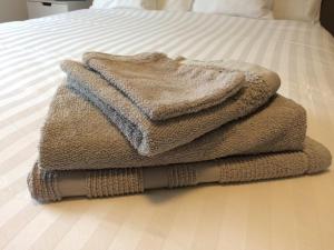 Postel nebo postele na pokoji v ubytování Apartment nähe Ettlingen - 15 min zur Messe Karlsruhe