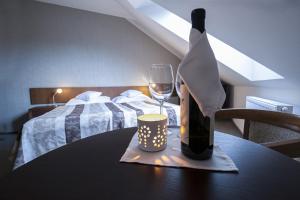 Ліжко або ліжка в номері Hotel Mario