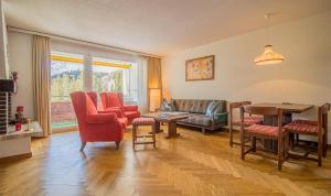 Posezení v ubytování Rothornblick 46 by Arosa Holiday + 29 fotografií