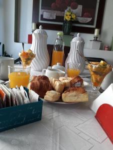 อาหารเช้าซึ่งให้บริการแก่ผู้เข้าพักที่ Casona Los Arri