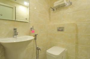 Koupelna v ubytování Hotel Yuvraj Deluxe