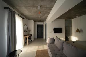 Телевизор и/или развлекательный центр в The Pines Boutique Villa - Vama Veche