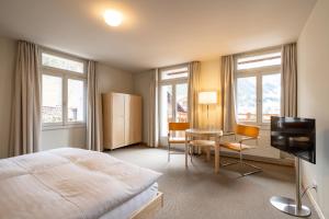 Postel nebo postele na pokoji v ubytování Hotel Alpenruhe - Vintage Design Hotel