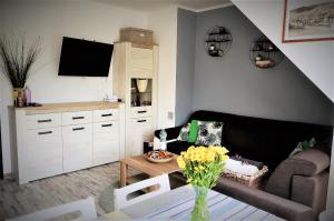 Posedenie v ubytovaní Apartament przy Źródełku