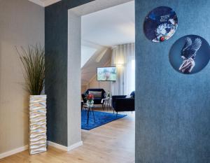 Posezení v ubytování Hotel Erasmus - Mein Genuss- und Wellnesshotel