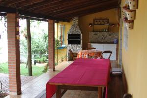 En have udenfor Pousada Jacare Pepira