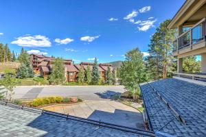 an empty driveway in front of a house at Walk to Ski Slopes and Main St Cozy Breck Condo! in Breckenridge