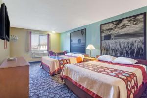 Voodi või voodid majutusasutuse Super 8 by Wyndham Union Gap Yakima Area toas