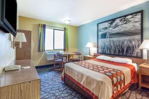 Voodi või voodid majutusasutuse Super 8 by Wyndham Union Gap Yakima Area toas