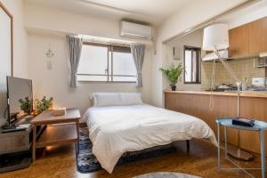 Kuchyň nebo kuchyňský kout v ubytování Uhome Akihabara Apartment 3