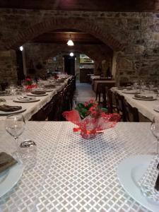 Restaurace v ubytování Agriturismo La Vallata