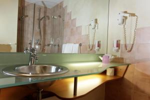 Koupelna v ubytování Hotel Watthalden