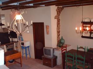 Televisi dan/atau pusat hiburan di Casa Rural Pico Espadan