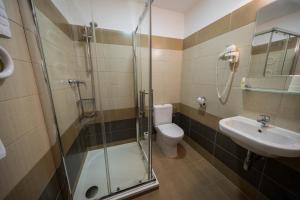 Ванна кімната в Hotel u Ledu