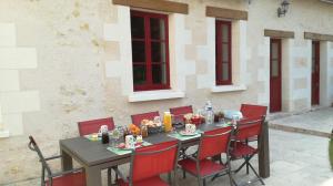 Reštaurácia alebo iné gastronomické zariadenie v ubytovaní La Haute Traversiere
