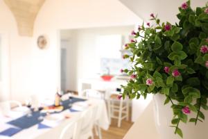 Reštaurácia alebo iné gastronomické zariadenie v ubytovaní Glenda Historic House in Otranto