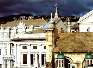 A general view of Genova or a view of the city taken from Az apartmant