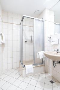 Koupelna v ubytování Hotel Wandinger Hof by Lehmann Hotels