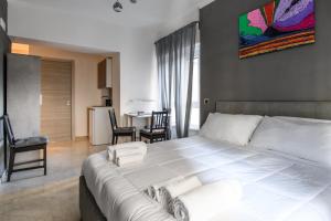 Posteľ alebo postele v izbe v ubytovaní Borgo Santa Lucia B&B