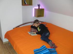 Postel nebo postele na pokoji v ubytování Ferienhaus Grabenhansl