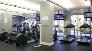 a gym with treadmills and elliptical machines at THE TIDES on MIAMI HOLLYWOOD in Hollywood