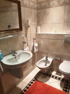 Koupelna v ubytování Hotel Eigelstein