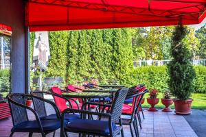 Ogród w obiekcie Garni hotel Alma