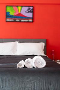 Posteľ alebo postele v izbe v ubytovaní Borgo Santa Lucia B&B