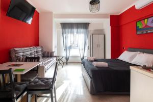 Televízia a/alebo spoločenská miestnosť v ubytovaní Borgo Santa Lucia B&B
