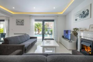 Posezení v ubytování Villa Elodie + 37 fotografií