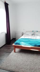 Katil atau katil-katil dalam bilik di Napvirág Apartman Tiszafüred